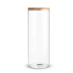 Fair Envases de Vidrio Tapa Bambú 1000ml