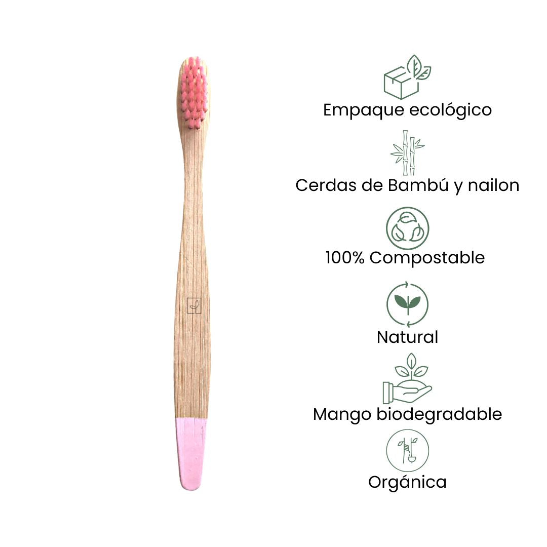 Fair Cepillo Dental de Bambú para Niñxs Imagen secundaria del producto