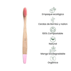 Fair Cepillo Dental de Bambú para Niñxs