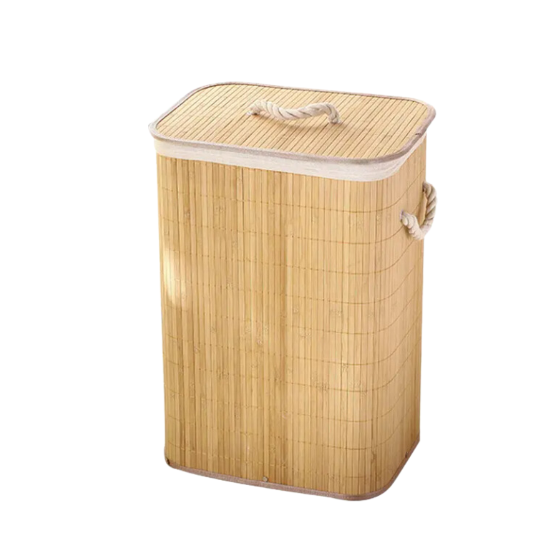 Fair Cesta de Almacenamiento Bambú Tejido