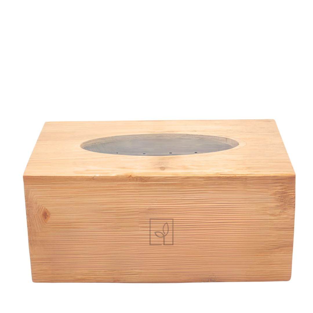 Fair Caja para Pañuelos de Bambú