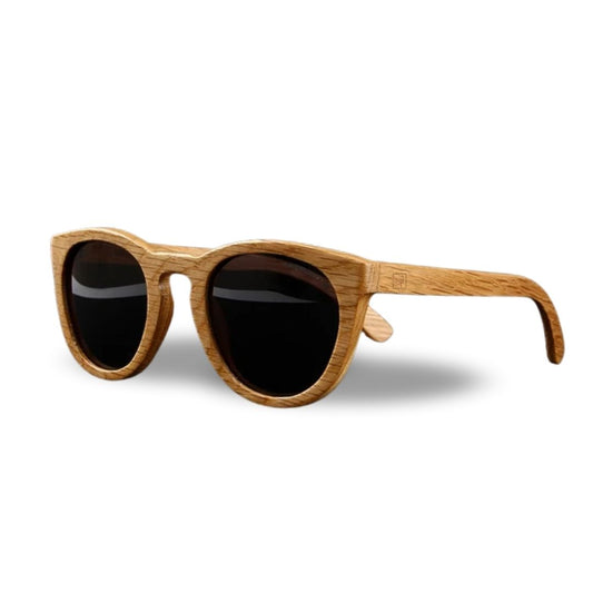 Fair Gafas De Bambú Aviador Protección UV 400 Negro