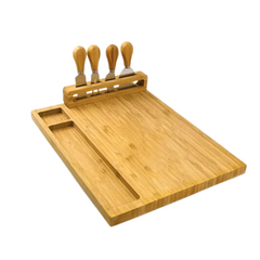 Fair Juego de Tablas y Cuchillos de Bambú Ecochef