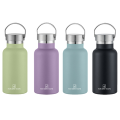 Fair Botella Térmica Camping de Acero Inoxidable con Tapa de Bambú 350ML