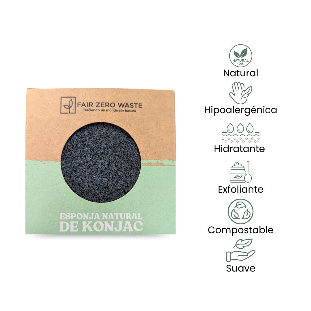 Fair Esponja Konjac x5 Imagen secundaria del producto