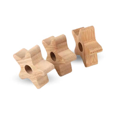 Fair Portacepillo de Bambú con Forma de Estrella