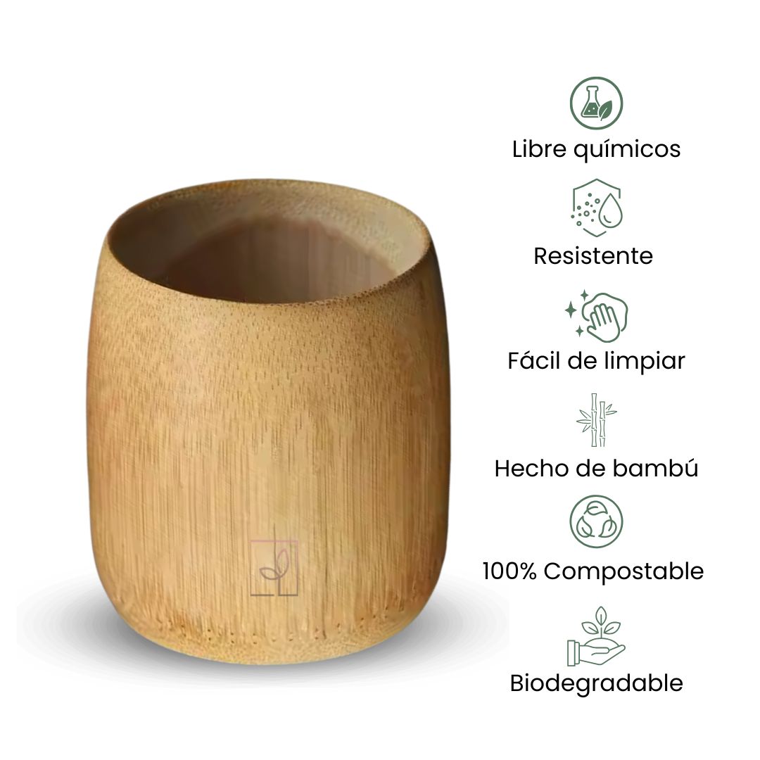 Fair Taza de bambú boli Imagen secundaria del producto