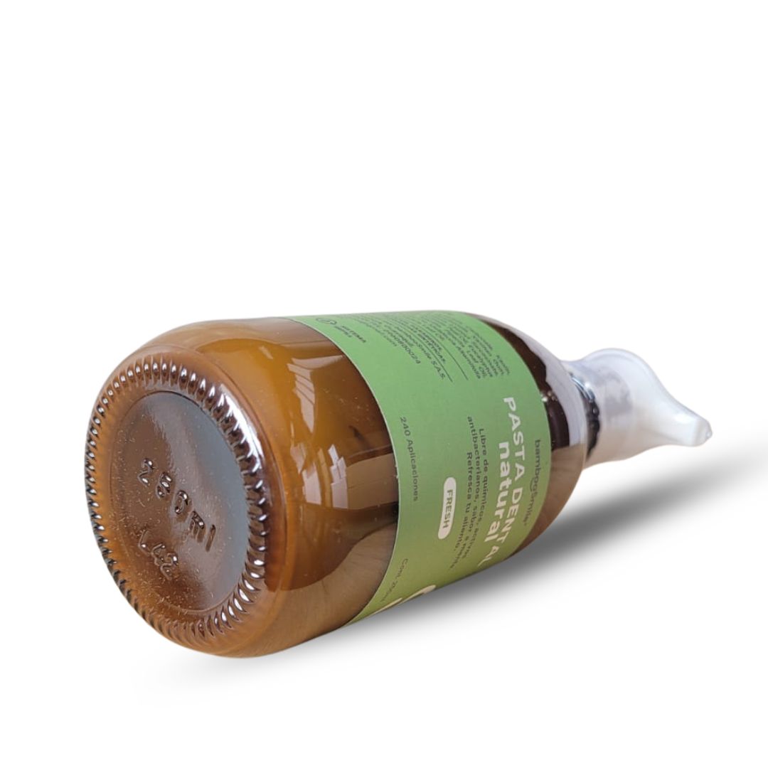 BambooSmile Pasta Dental Natural 250ml - Cuidado Bucal Ecológico de Larga Duración