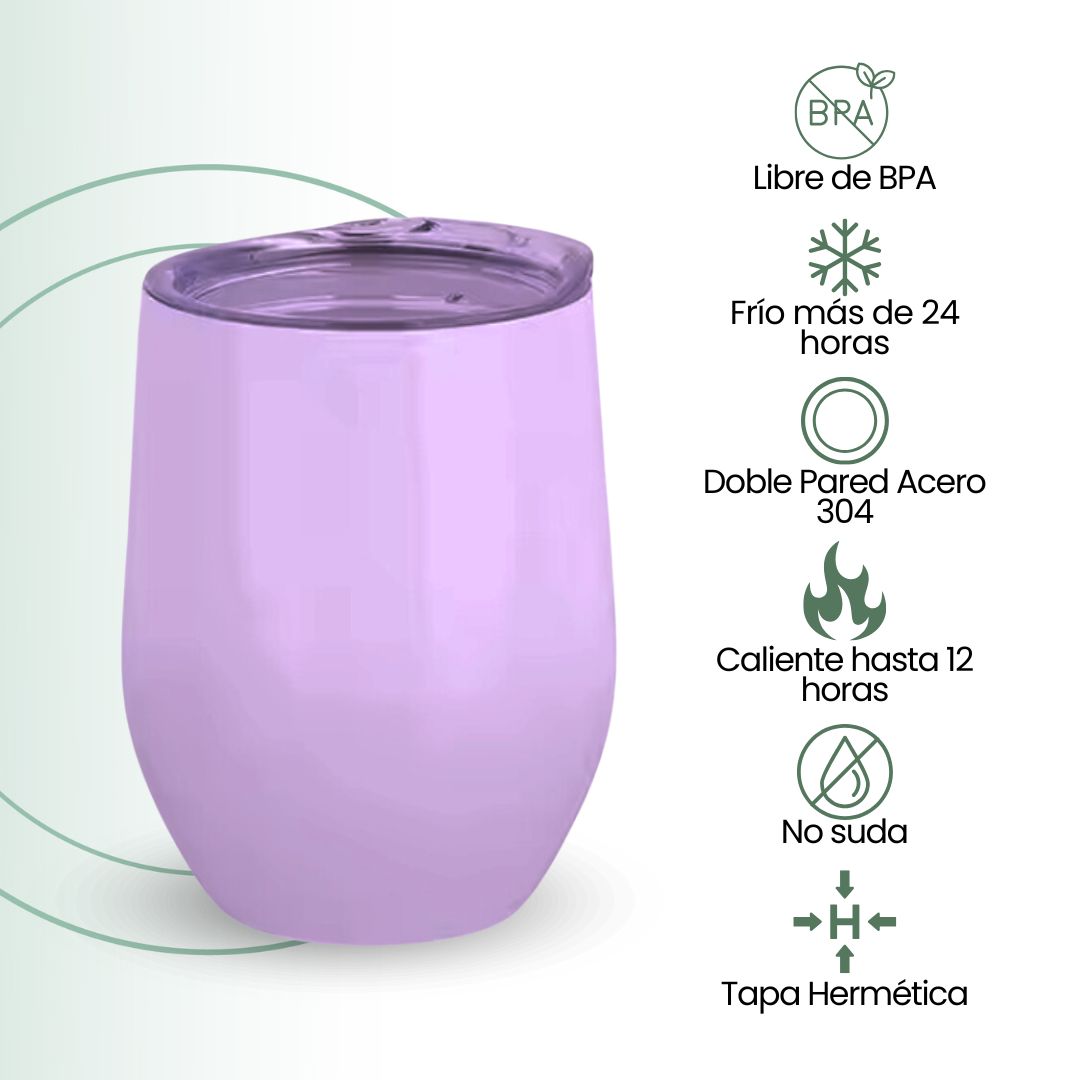 Fair Botella Taza Térmica Acero Inoxidable 360ML para sublimar