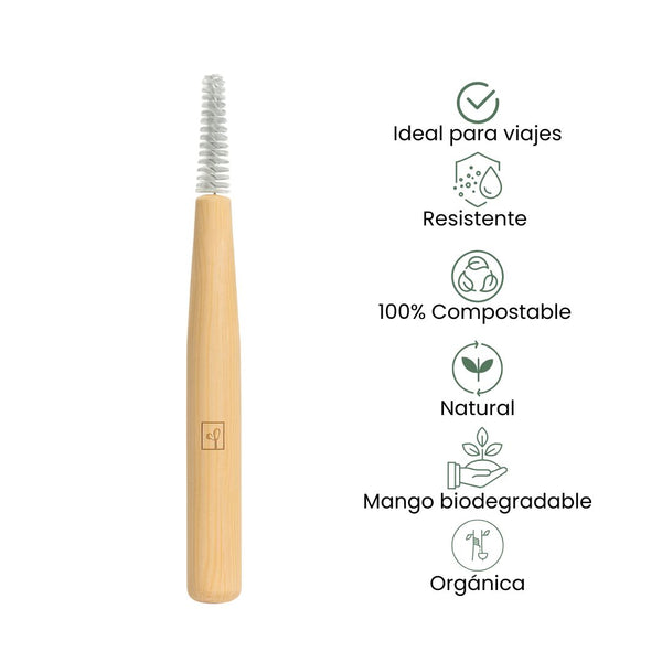 Fair Interdentales con Mango de Bambú x10