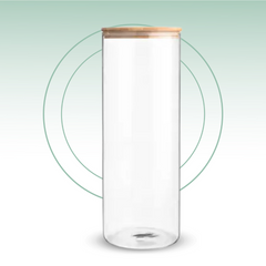 Fair Envases de Vidrio Tapa Bambú 1000ml