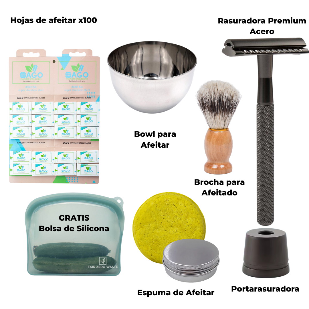 Fair Kit Afeitado Premium (Bolso de Silicona Gratis)