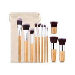 Fair Brochas de Maquillaje de Bambú Set 11pcs