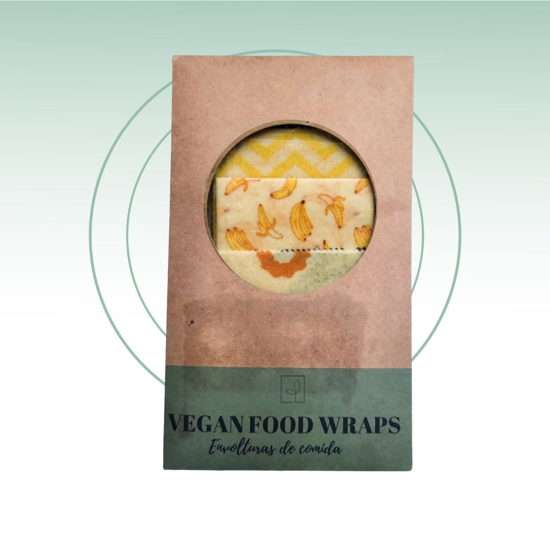 Fair Envolturas de Comida de Cera Vegana Amarillo Unidad