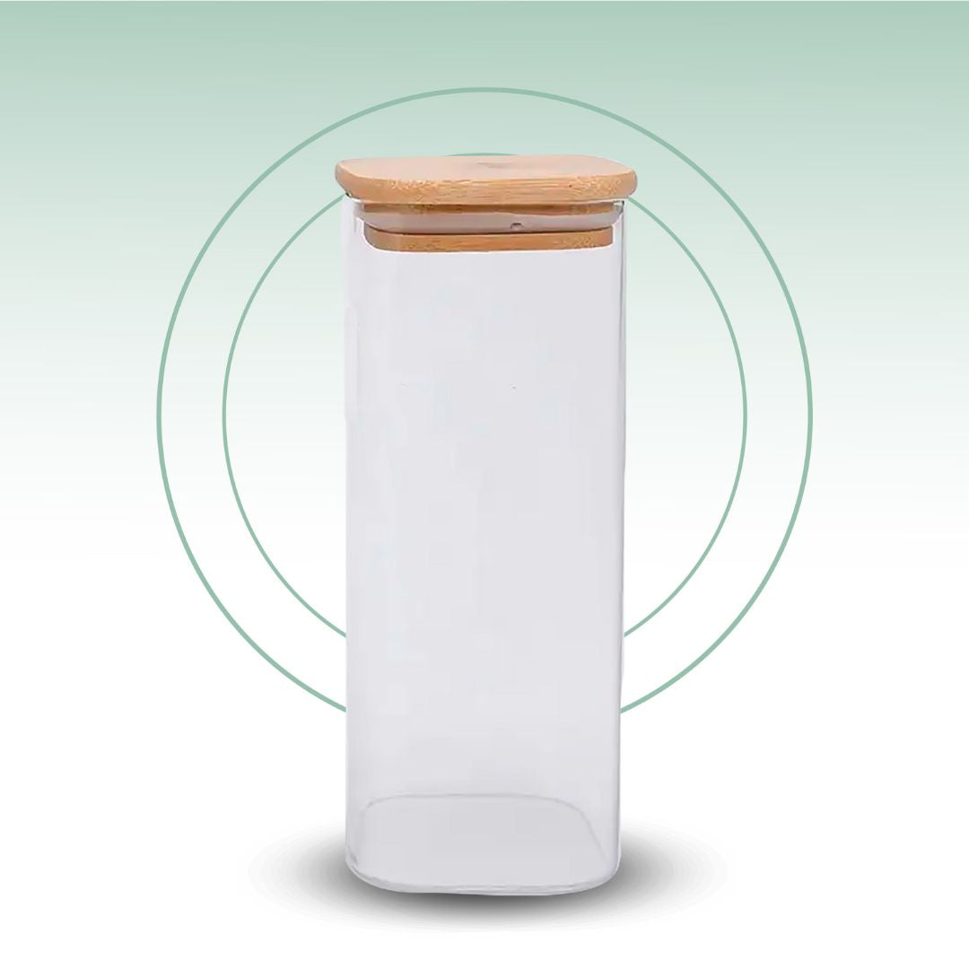 Fair Envases de Vidrio Tapa Bambú 1800ml