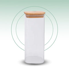 Fair Envases de Vidrio Tapa Bambú 1800ml