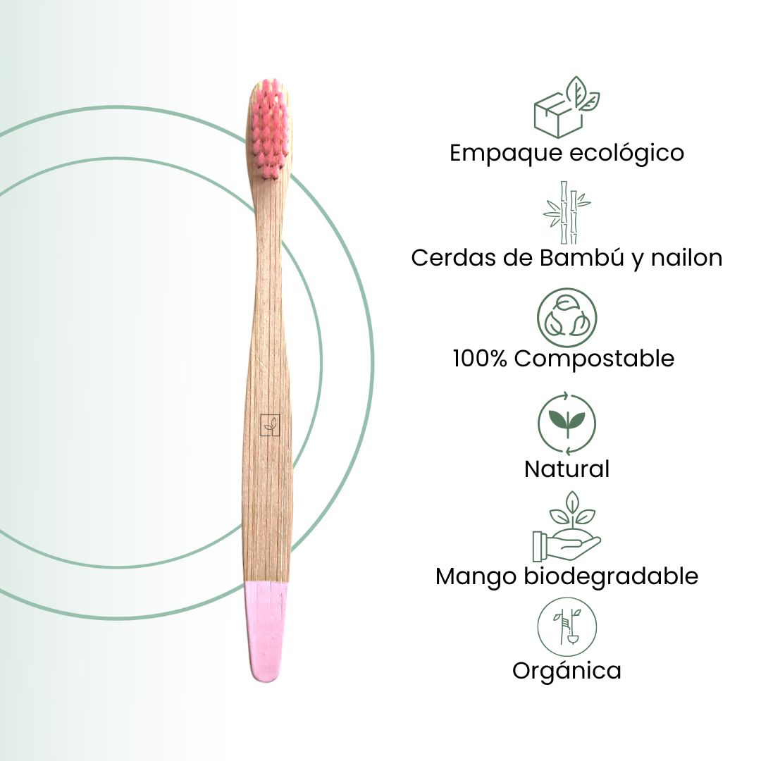 Fair Cepillo Dental de Bambú para Niñxs