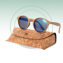 Fair Gafas De Bambú Aviador Protección UV 400