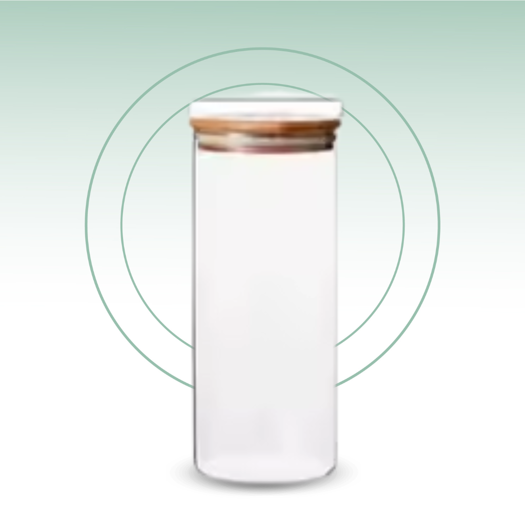 Fair Envases de Vidrio Tapa Bambú 1800ml