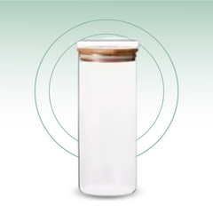 Fair Envases de Vidrio Tapa Bambú 1800ml
