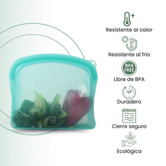 Fair Bolsa de Silicona Reutilizable 600ml