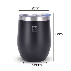 Fair Botella Taza Térmica Acero Inoxidable 360ML NEGRO