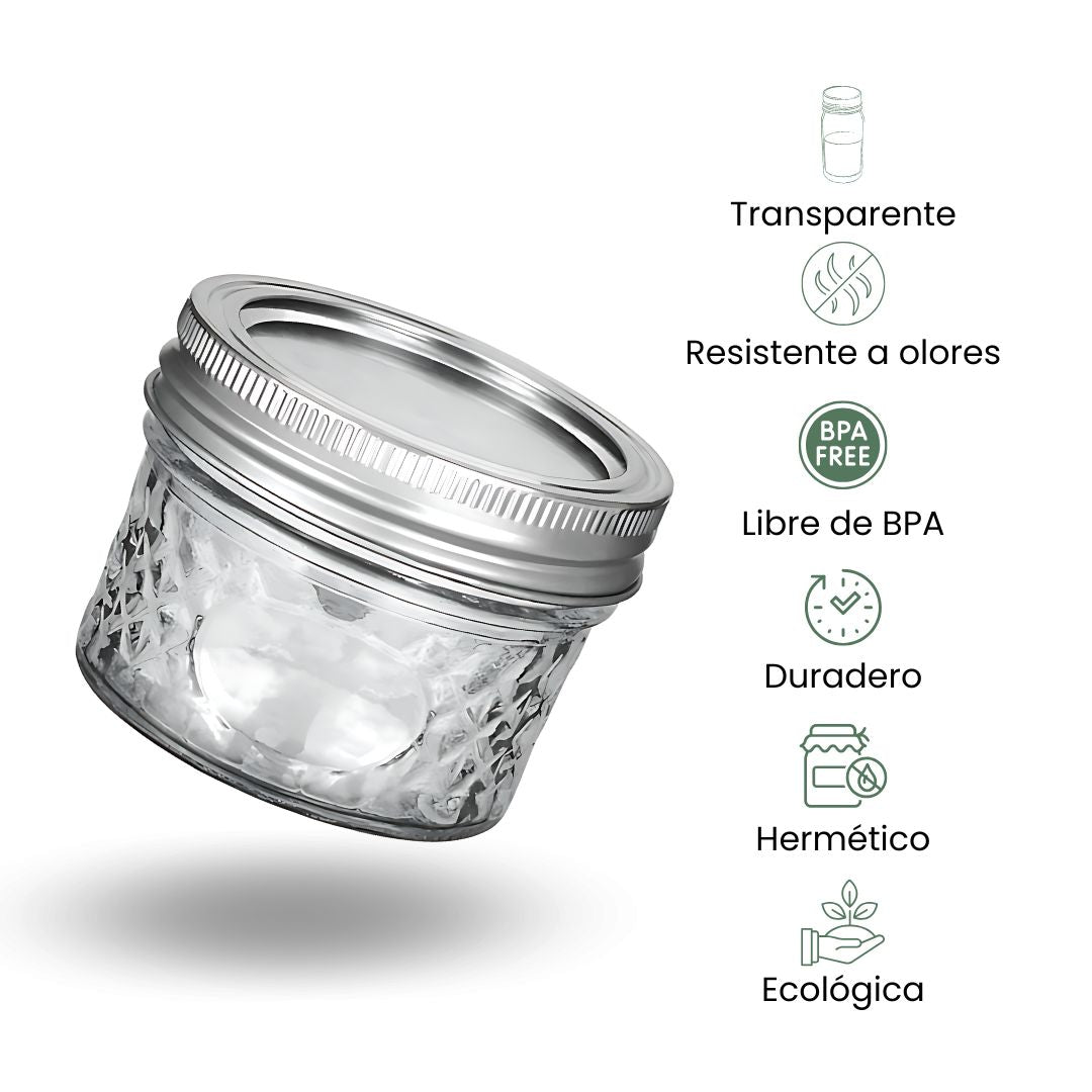 Fair Envases de Vidrio Tapa de Metal 120ml Imagen secundaria del producto