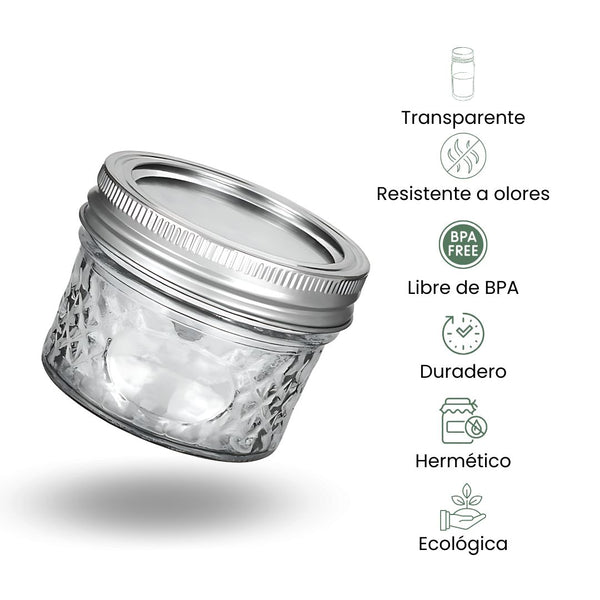 Fair Envases de Vidrio Tapa de Metal 120ml