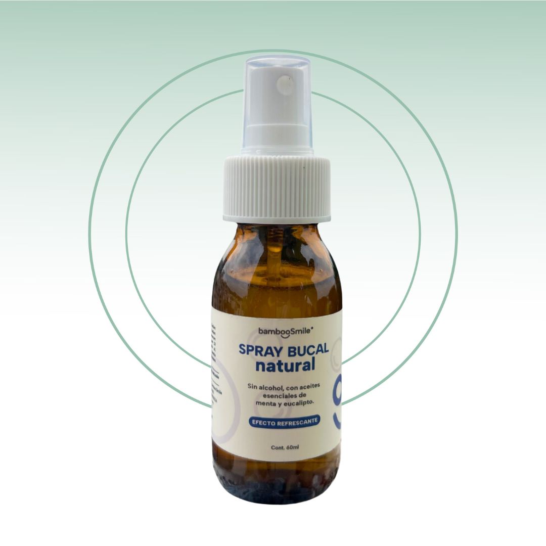 BambooSmile Enjuague Bucal Natural 60ml - Fórmula Refrescante y Portátil