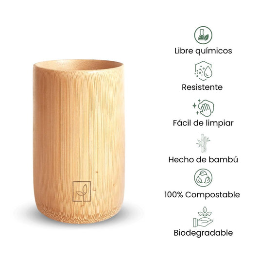 Fair Taza de bambú Tempi 12x8cm