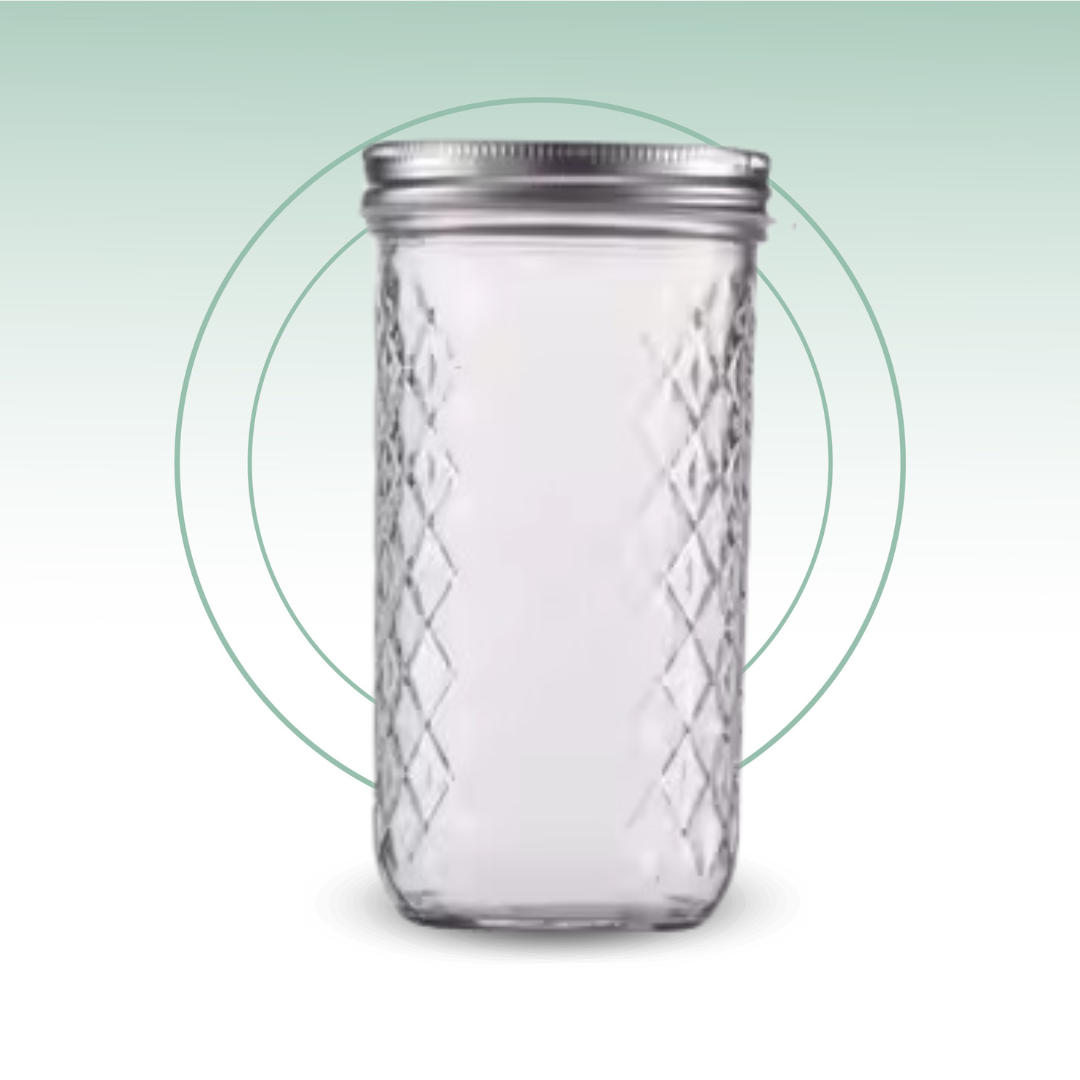 Fair Envases de Vidrio Tapa de Metal 450ml