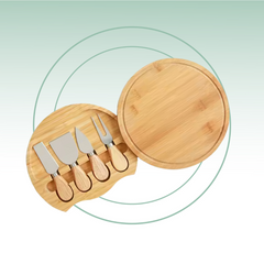 Fair Juego de Tablas y Cuchillos de Bambú Bambusa