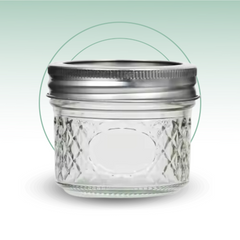 Fair Envases de Vidrio Tapa de Metal 120ml