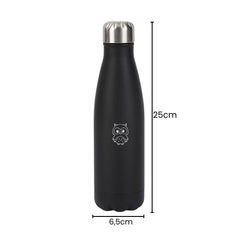 Fair Botella Cola Térmica de Acero Inoxidable 500ML (Medio litro) PERSONALIZABLE SIN LOGO FAIR