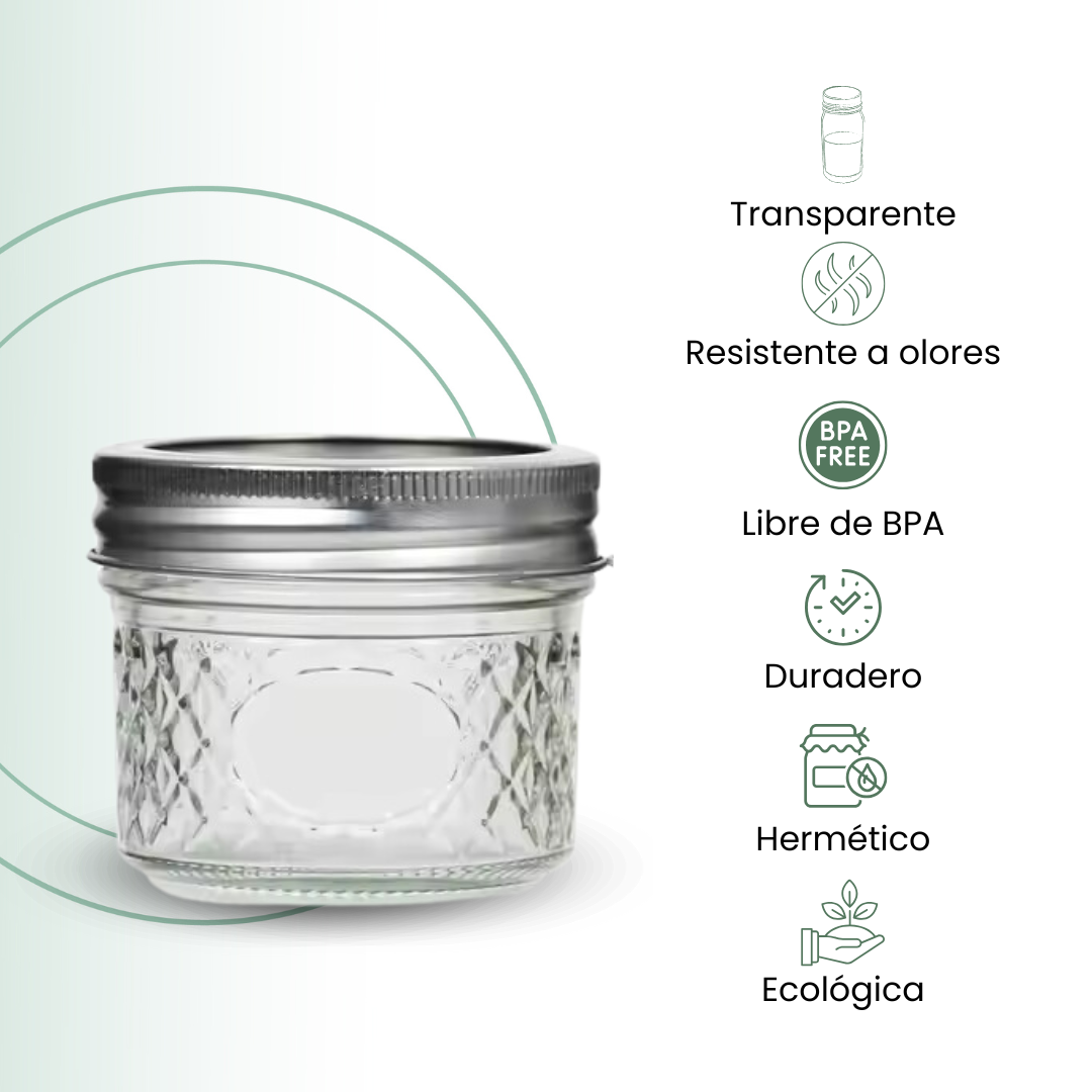Fair Envases de Vidrio Tapa de Metal 120ml