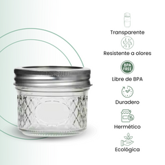 Fair Envases de Vidrio Tapa de Metal 120ml