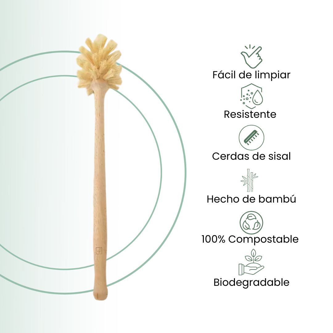 Fair Cepillo de Bambú para Botellas