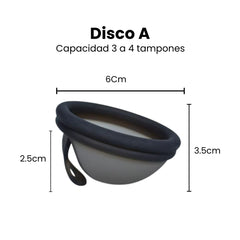 Femmy Disco Menstrual de Silicona de Grado Médico