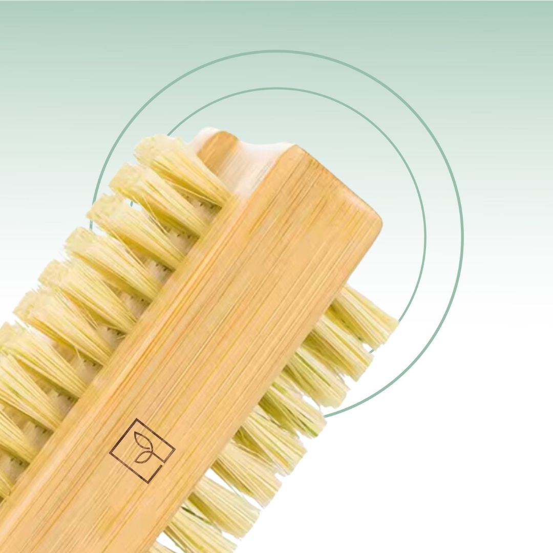 Fair Cepillo para Manos y Uñas con Mango de Bambú y Cerdas de Sisal