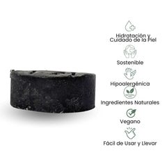 Fair Shampoo Sólido Vegano de Carbón Activado - Limpieza Profunda y Natural