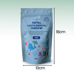 BambooSmile Refill Pasta Dental Natural 125ml - Recarga Ecológica y Sostenible