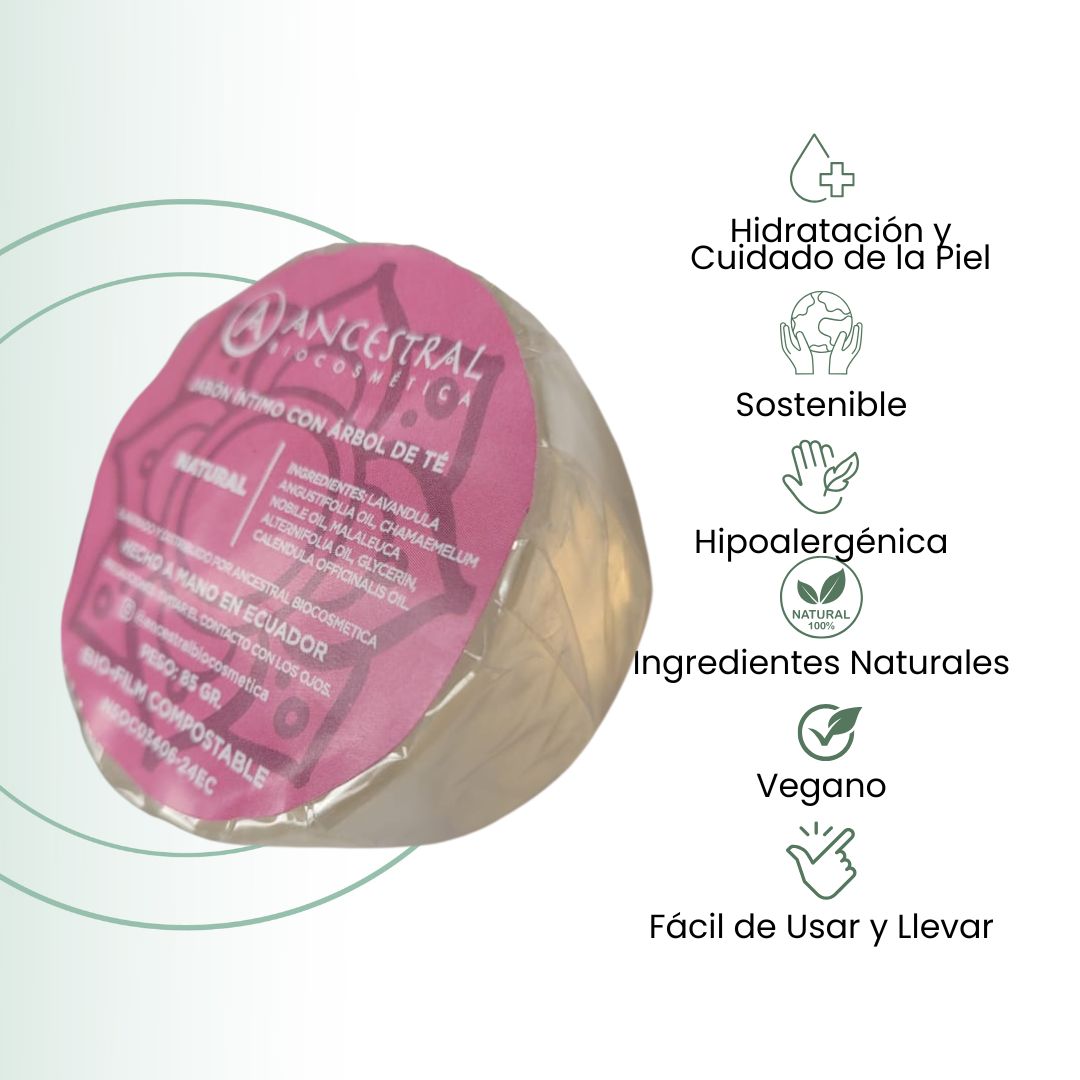 Fair Jabón Íntimo Vegano Sólido - Cuidado Natural y Suave