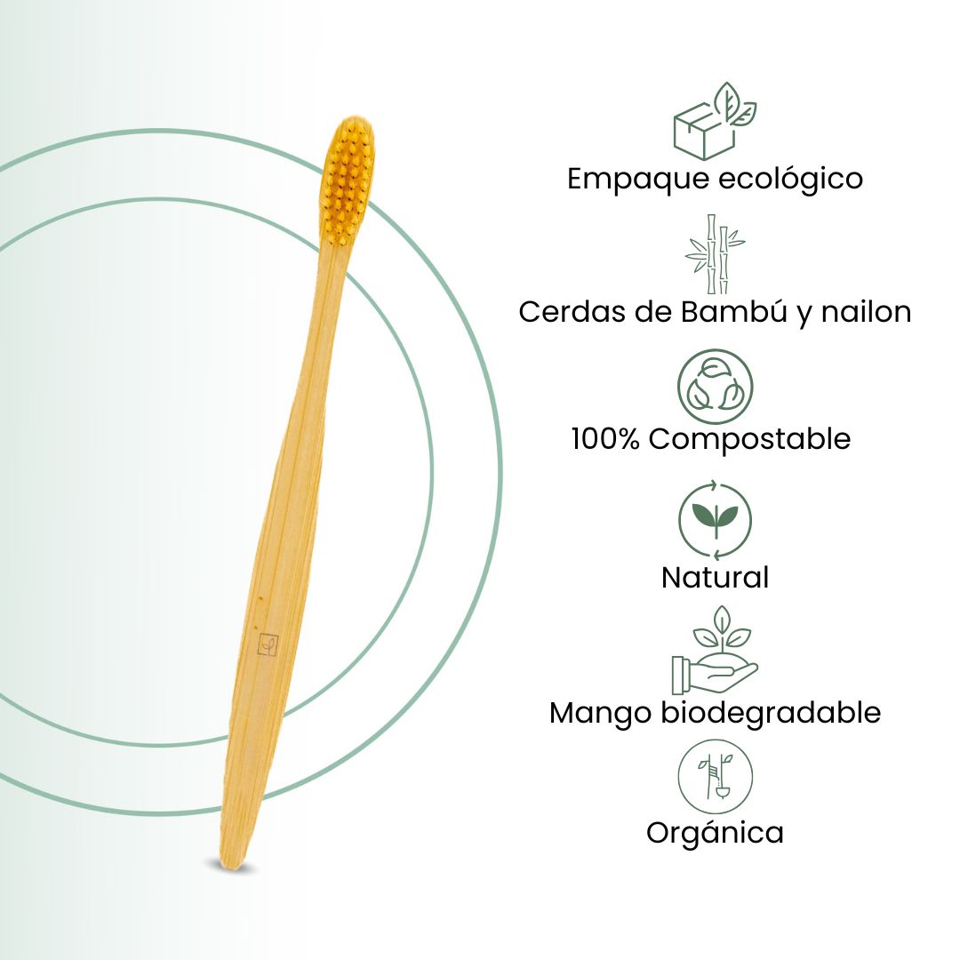 Fair Cepillo de dientes de bambú X6