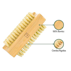 Fair Cepillo para Manos y Uñas con Mango de Bambú y Cerdas de Sisal