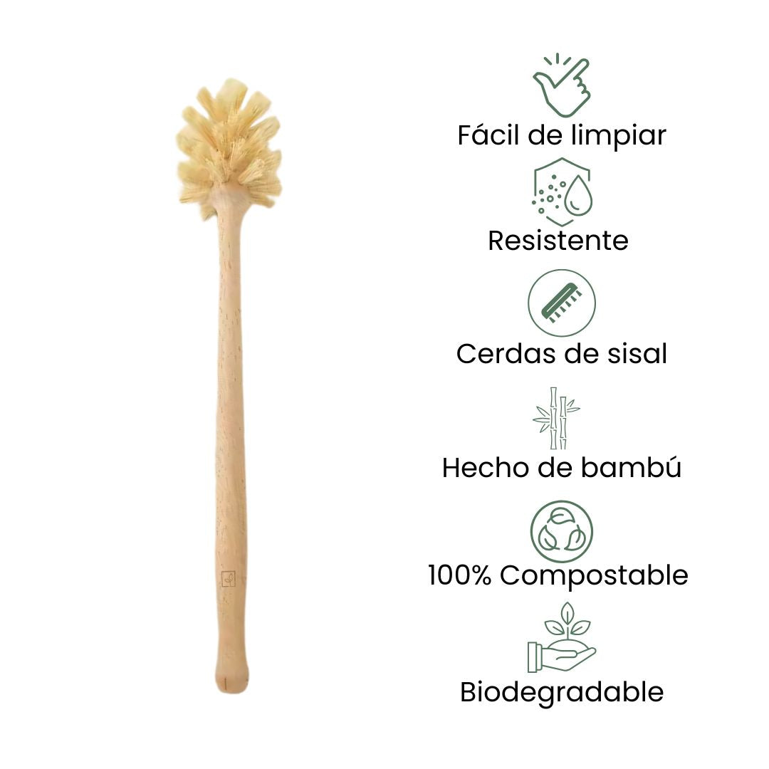 Fair Cepillo de Bambú para Botellas