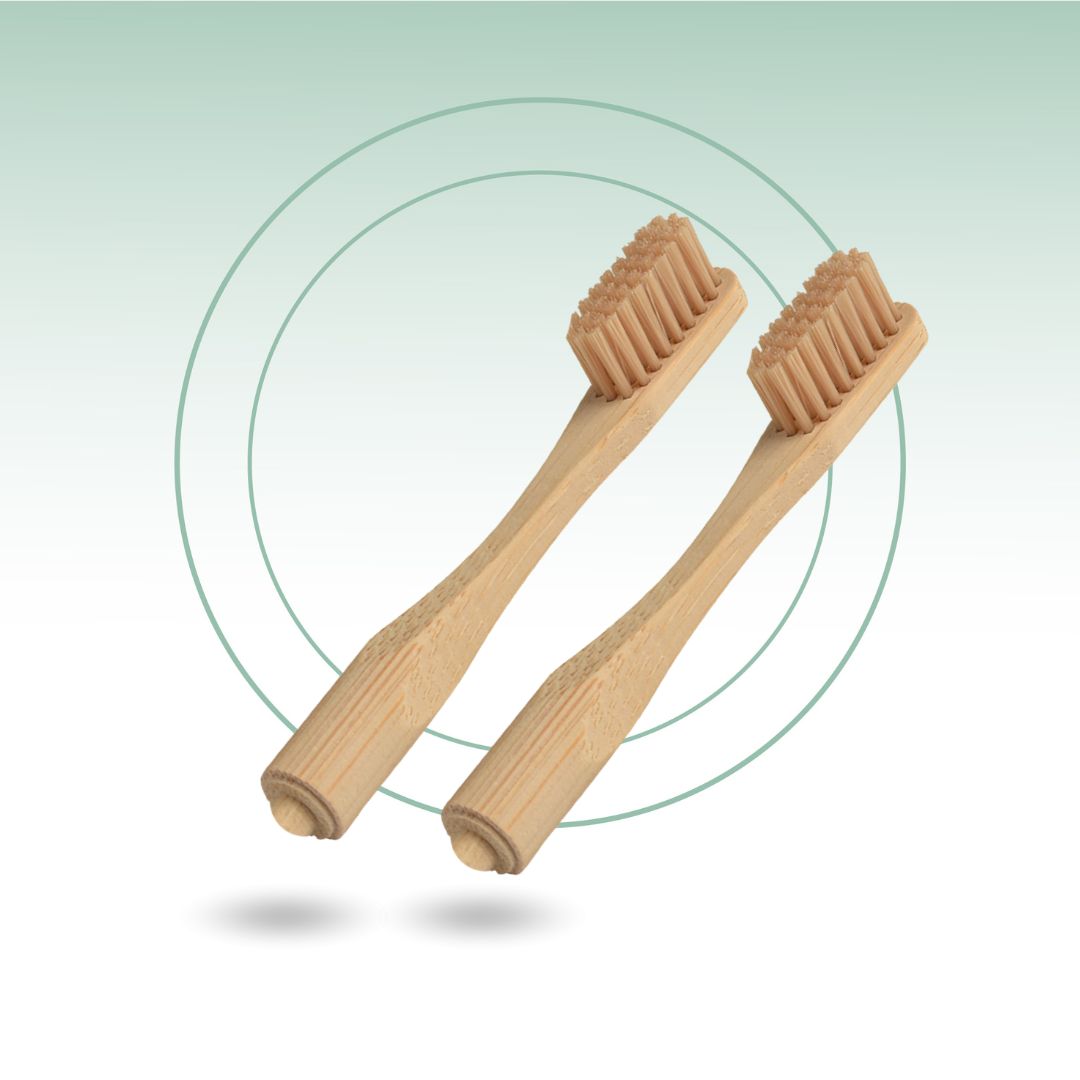 Fair Cepillo Dental de Bambú Cabeza Cambiable Repuesto