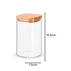 Fair Envases de Vidrio Tapa Bambú 800ml