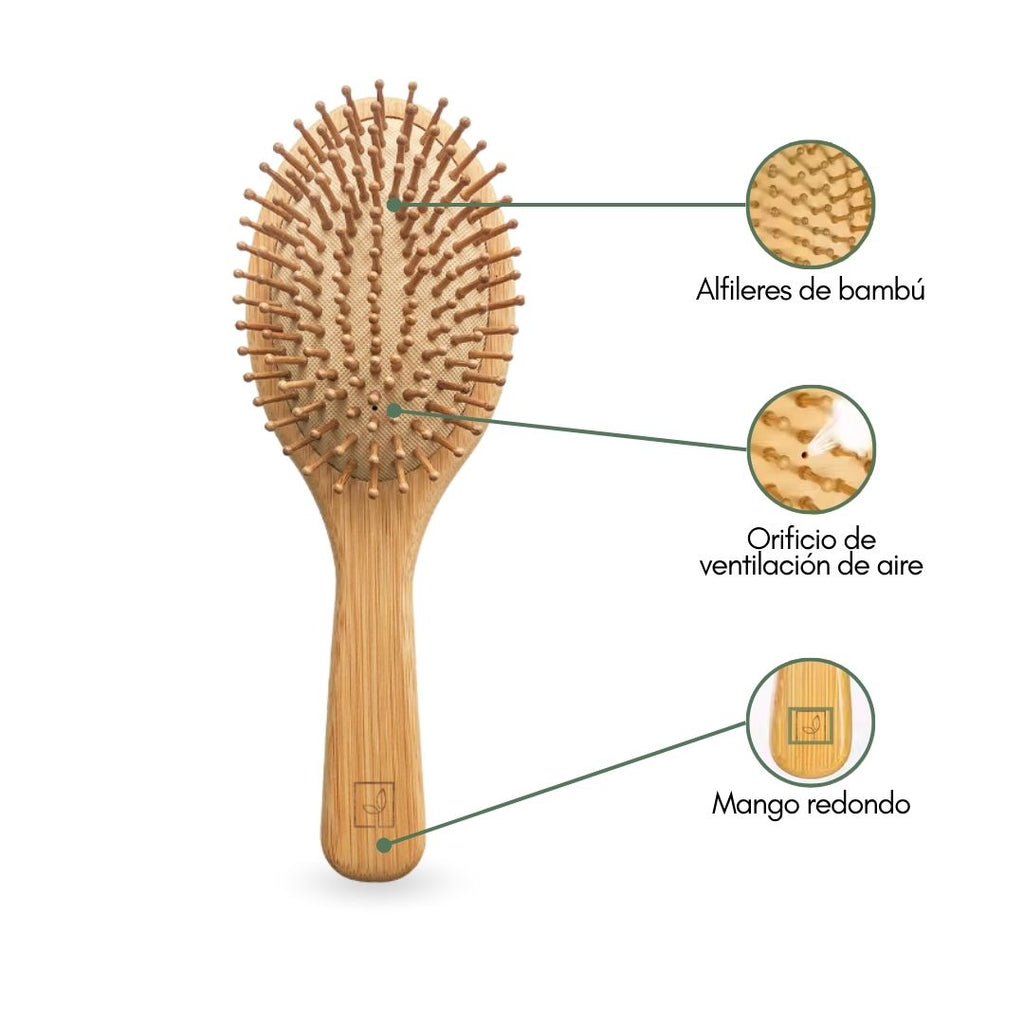 Fair Cepillo de Cabello Bambú Mediano