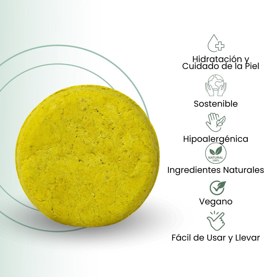 Fair Espuma de Afeitar Vegana en Barra - Cosmético Sólido Natural y Ecológico