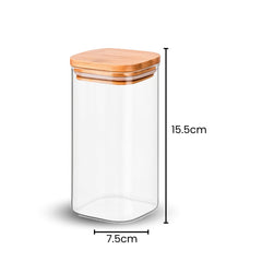 Fair Envases de Vidrio Tapa Bambú 800ml